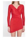 Balenciaga Red Stretch Jersey Mini Dress
