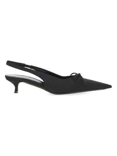 Balenciaga Women's Knf.bow Sling L40 Pumps In Black