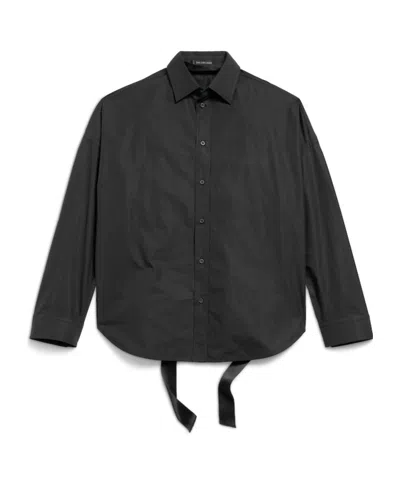 BALENCIAGA BALENCIAGA LACE-UP SHIRT