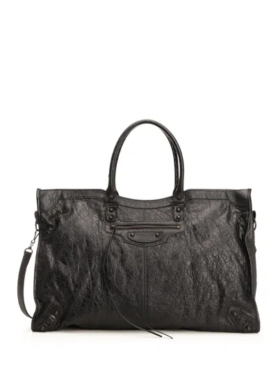 Balenciaga Women Large "le City" Handbag In Brown