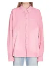 Balenciaga Oversized Distressed Denim Overshirt