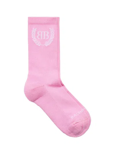 Balenciaga Women's Laurel Classic Socks In Pink
