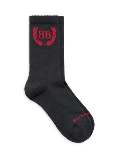 Balenciaga Women's Laurel Classic Socks In Black