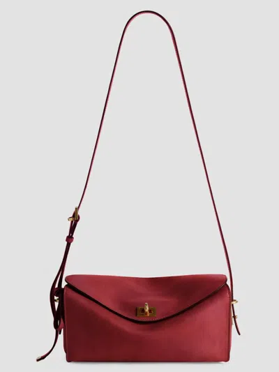 Balenciaga Women's Le 7 Medium Shoulder Bag In Ruby Moka