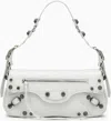 Balenciaga Extra Small Le Cagole Lambskin Leather Shoulder Bag In White