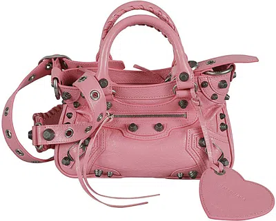 BALENCIAGA WOMEN'S LE CAGOLE SMALL LEATHER SHOULDER BAG