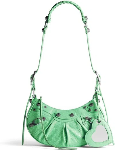 Balenciaga Green Le Cagole Xs Shoulder Bag