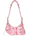 Balenciaga Pink Nappa Leather Le Cagole Xs Crossbody Bag In Pink