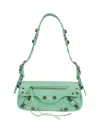 Balenciaga Women Light Green Leather Le Cagole Sling Xs Shoulder Bag In Green