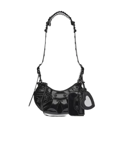 Balenciaga Le Cagole Xs Shoulder Bag In Black