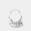 Balenciaga Le Cagole Xs Shoulder Bag Women In Silver