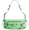 Balenciaga Women Light Green Leather Le Cagole Sling Xs Shoulder Bag In Green