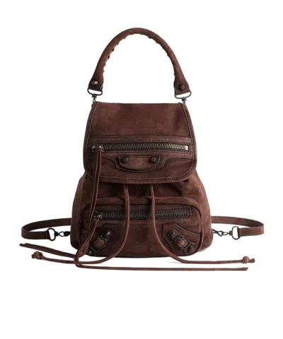 Balenciaga Women's Le City Backpack Mini In Light Espresso