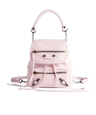 Balenciaga Women's Le City Backpack Mini In Petal Pink