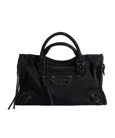 Balenciaga Women's Le City Bag Medium In Black