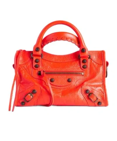 Balenciaga Women's Le City Bag Mini In Pop Orange