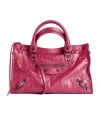 Balenciaga Small Le City Leather Satchel In Pink