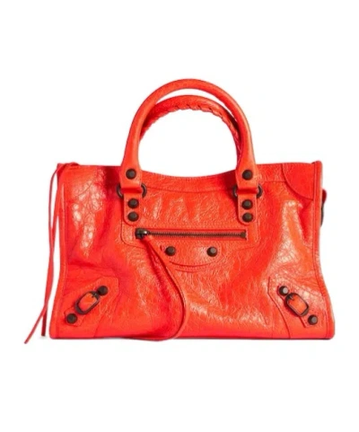 Balenciaga Women's Le City Bag Small In Pop Orange