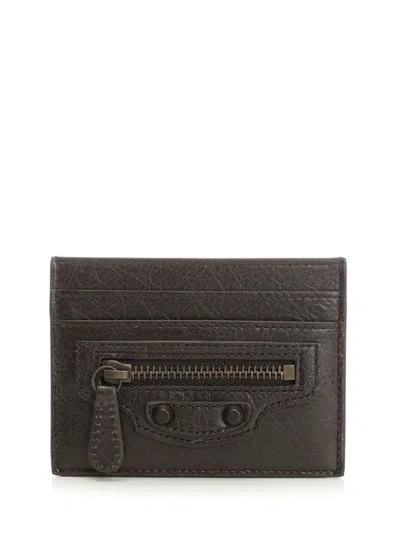 Balenciaga Women "le City" Card Holder In Brown