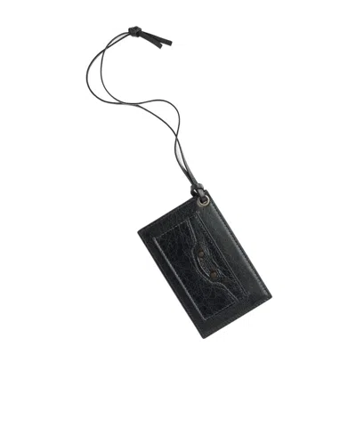 Balenciaga Women's Le City Charm Card Case Mirror In Black