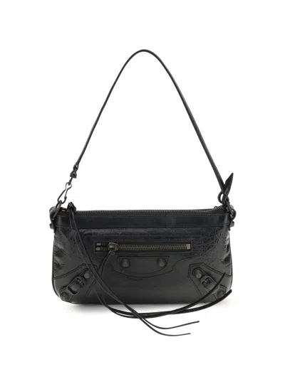 Balenciaga Women Le City Clutch Bag In Black