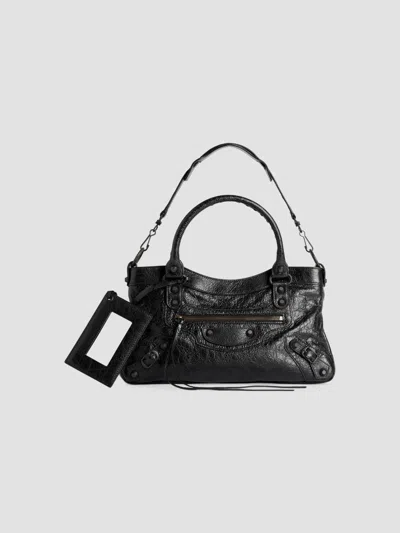 Balenciaga Women's Le City First Top Handle Bag In Black
