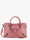 Balenciaga Le City Leather Shoulder Bag In Pink