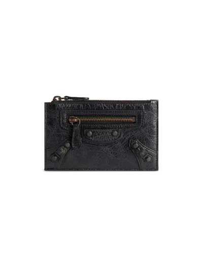 Balenciaga Women's Le City Long Coin And Card Holder In Black