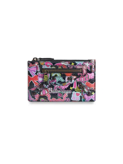Balenciaga Women's Le City Long Coin And Card Holder In Black