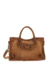 Balenciaga Women Medium Le City Handbag In Brown