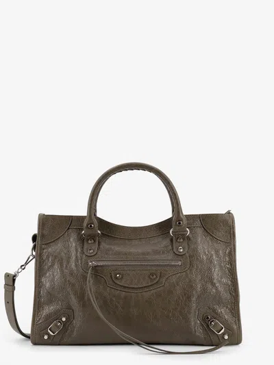 Balenciaga Women Le City Medium Leather Shoulder Bag In Multi