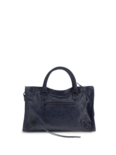 Balenciaga Women Le City Medium Shoulder Bag In Black