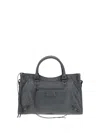Balenciaga Women Le City Medium Shoulder Bag In Gray
