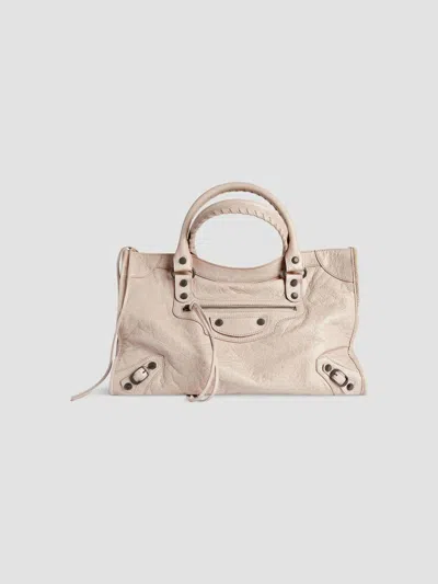 Balenciaga Women's Le City Medium Tote Bag In Almond