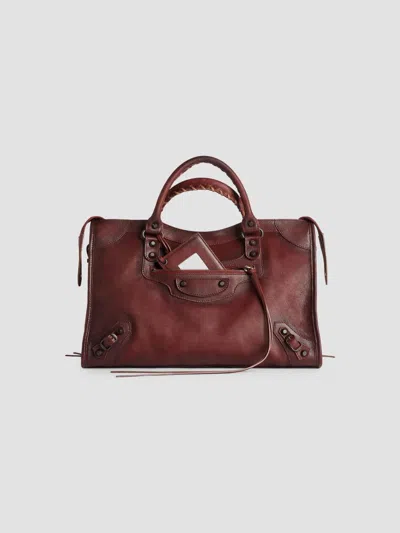 Balenciaga Women's Le City Medium Tote Bag In Brown