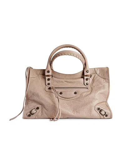 Balenciaga Women's Le City Medium Tote Bag In Brown