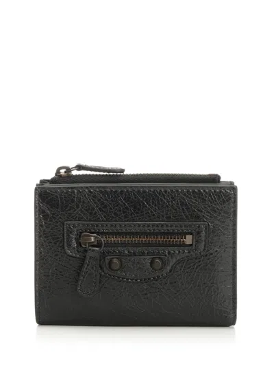 Balenciaga Women "le City" Mini Wallet In Black