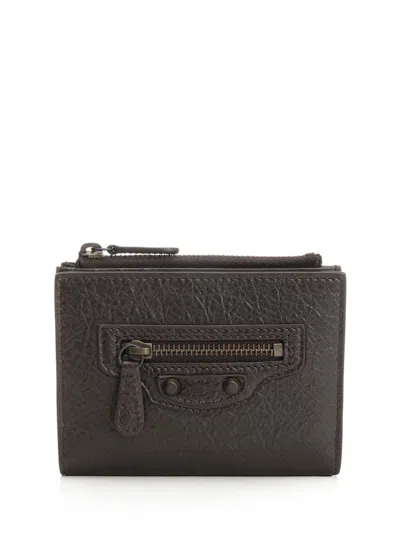 Balenciaga Women "le City" Mini Wallet In Brown