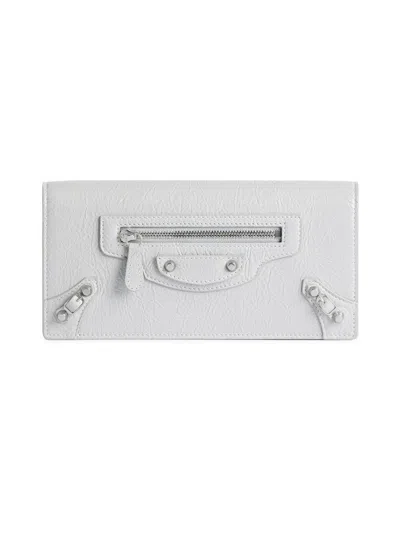 Balenciaga Women's Le City Money Long Wallet In Gray
