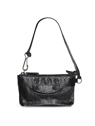 Balenciaga Women's Le City Zipped Pouch Charm In Black