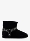 Balenciaga Women Leather And Wool Alaska Soft Bootie Boots In Black