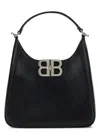 Balenciaga Bb Soft Lambskin Leather Hobo Bag