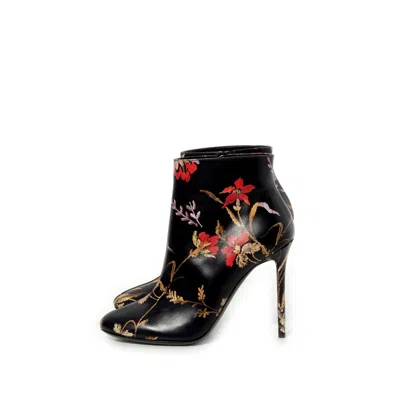 Balenciaga Leather Boots In Multicolor