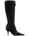 Balenciaga Cagole H90 Boots In Black