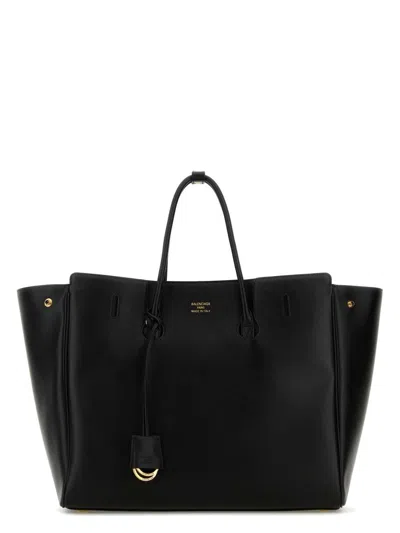 BALENCIAGA WOMEN'S LEATHER CARRY ALL HAMPTON SHOPPING BAG