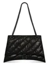 Balenciaga Medium Crush Chain Strap Quilted Leather Shoulder Bag