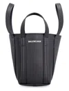 Balenciaga Black Leather Everyday Xs Handbag In Black
