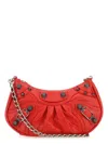 Balenciaga Le Cagole Cracked Texture Lambskin Mini Shoulder Bag