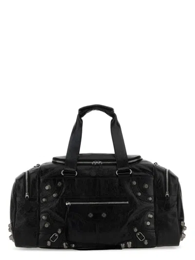BALENCIAGA WOMEN'S LEATHER LE CAGOLE TRAVEL BAG