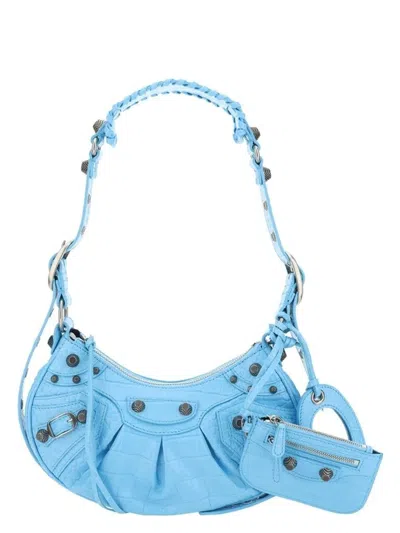 BALENCIAGA WOMEN'S LEATHER LE CAGOLE XS SHOULDER BAG